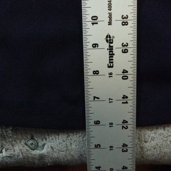 COPY - Talbots Midi Shirt Dress Womens 16 Blue Work Office Attire - Picture 10 of 13